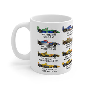 Jordan Grand Prix F1 Formula 1 Coffee Mug