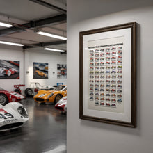 Framed 2025 MOTOGP World Champions Poster print
