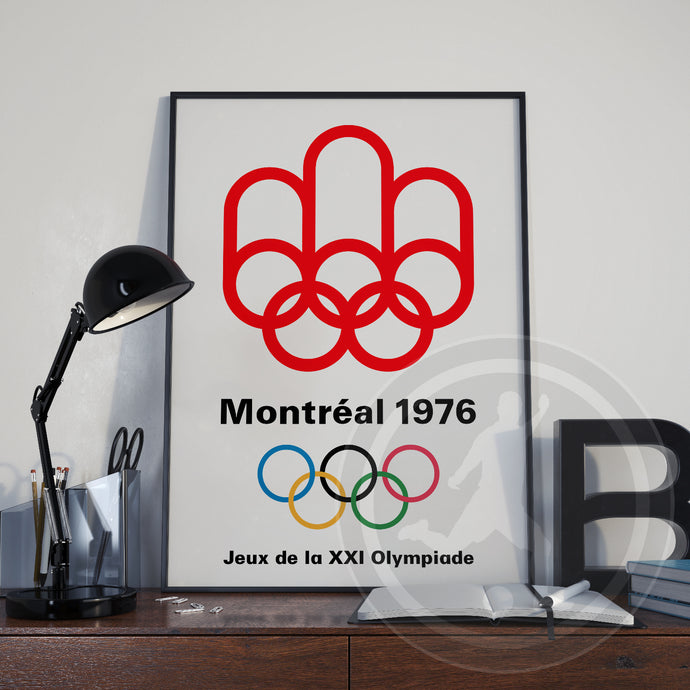 1976 Summer Olympic Games Montreal Poster