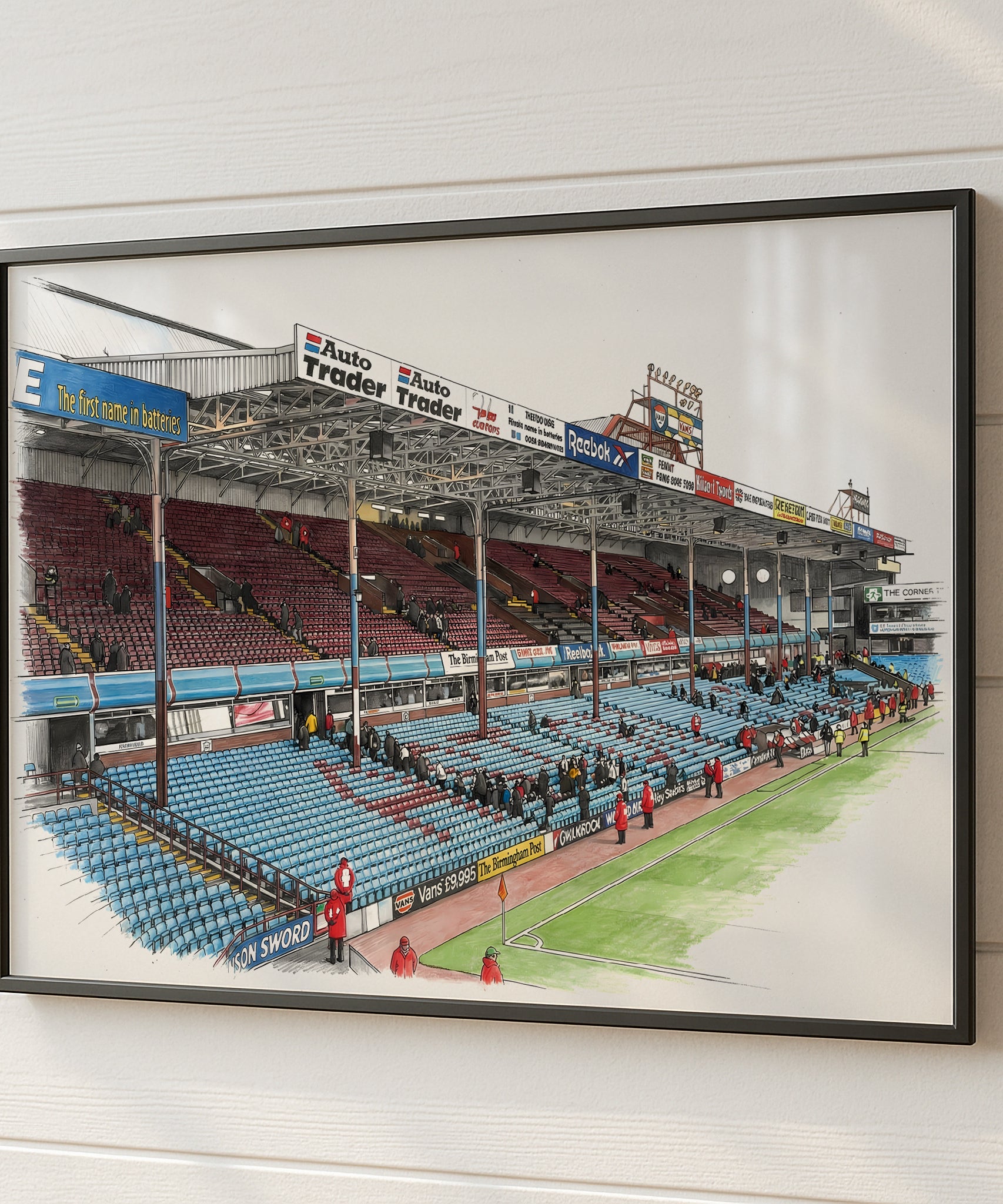 Villa Park Stadium 1990 Isometric Poster - Aston Villa