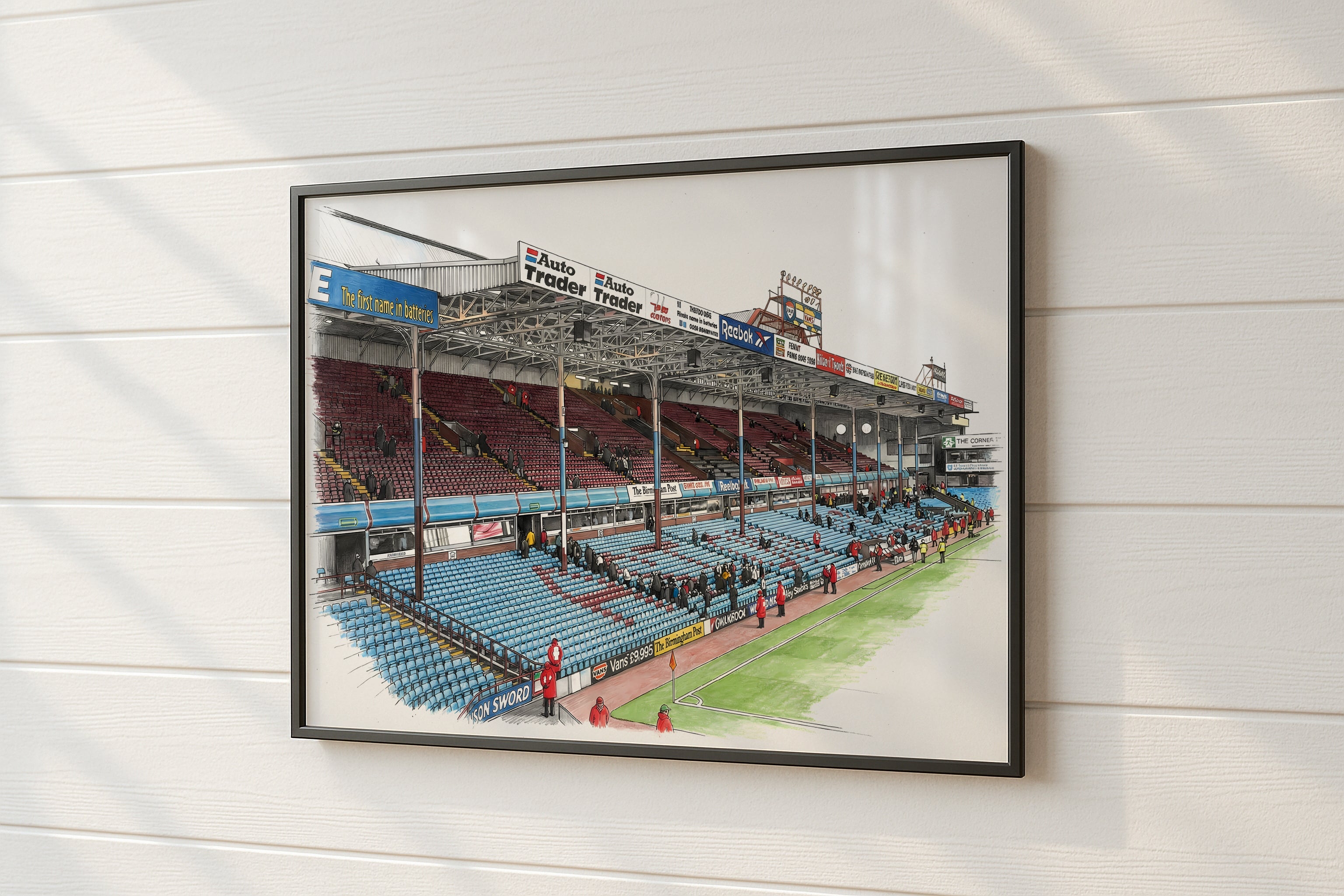 Villa Park Stadium 1990 Isometric Poster - Aston Villa