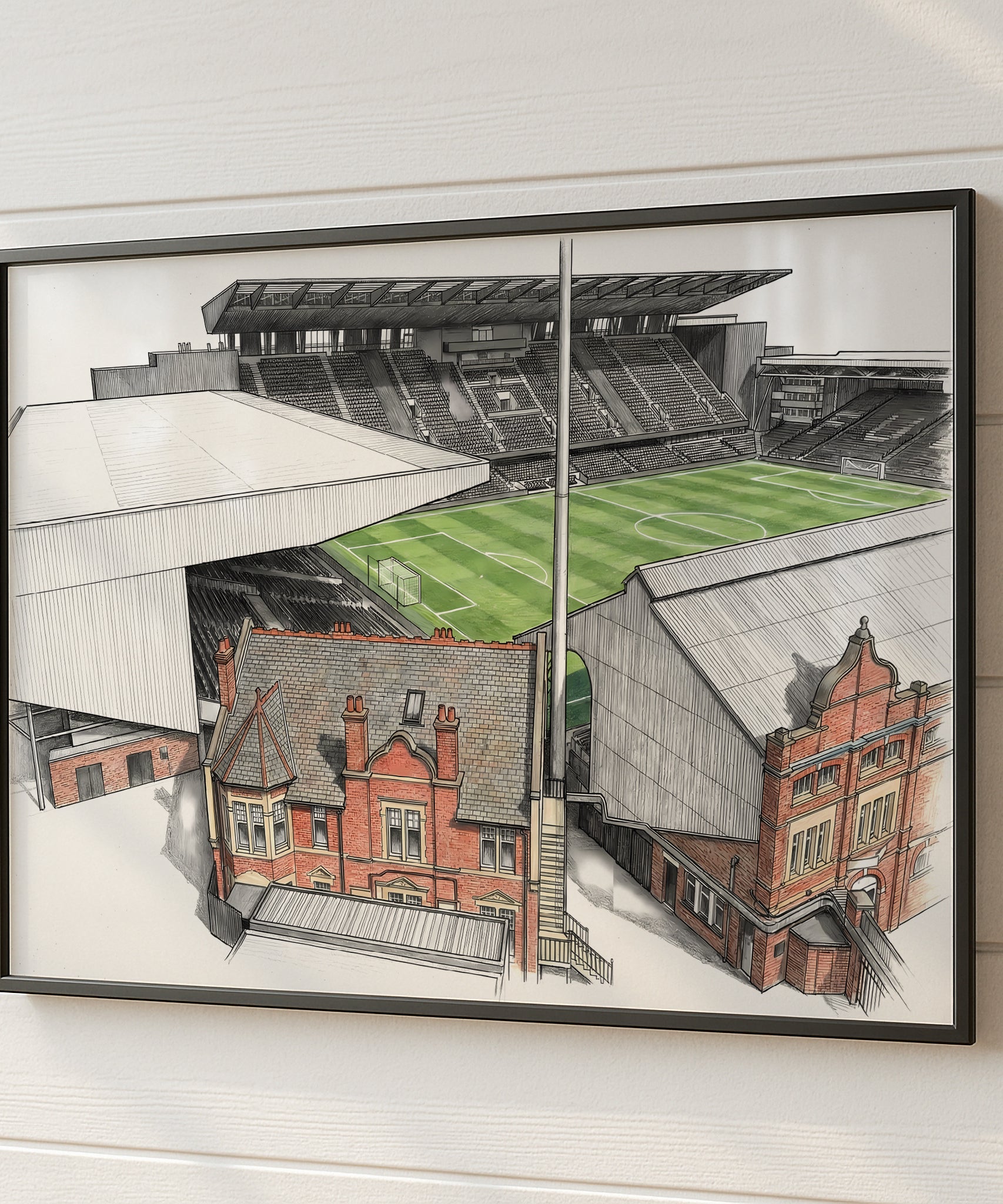 Craven Cottage Isometric Poster - Fulham