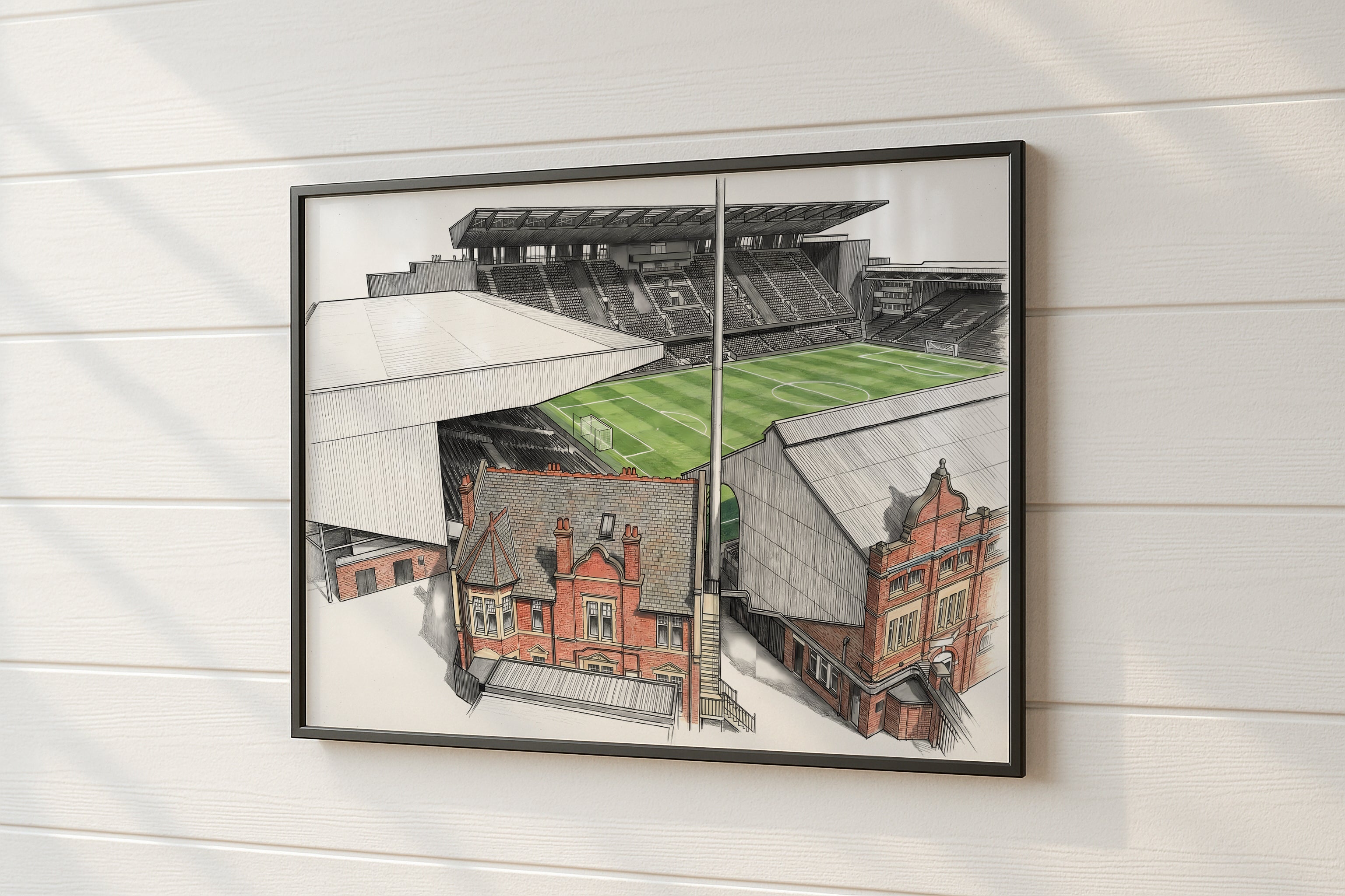Craven Cottage Isometric Poster - Fulham