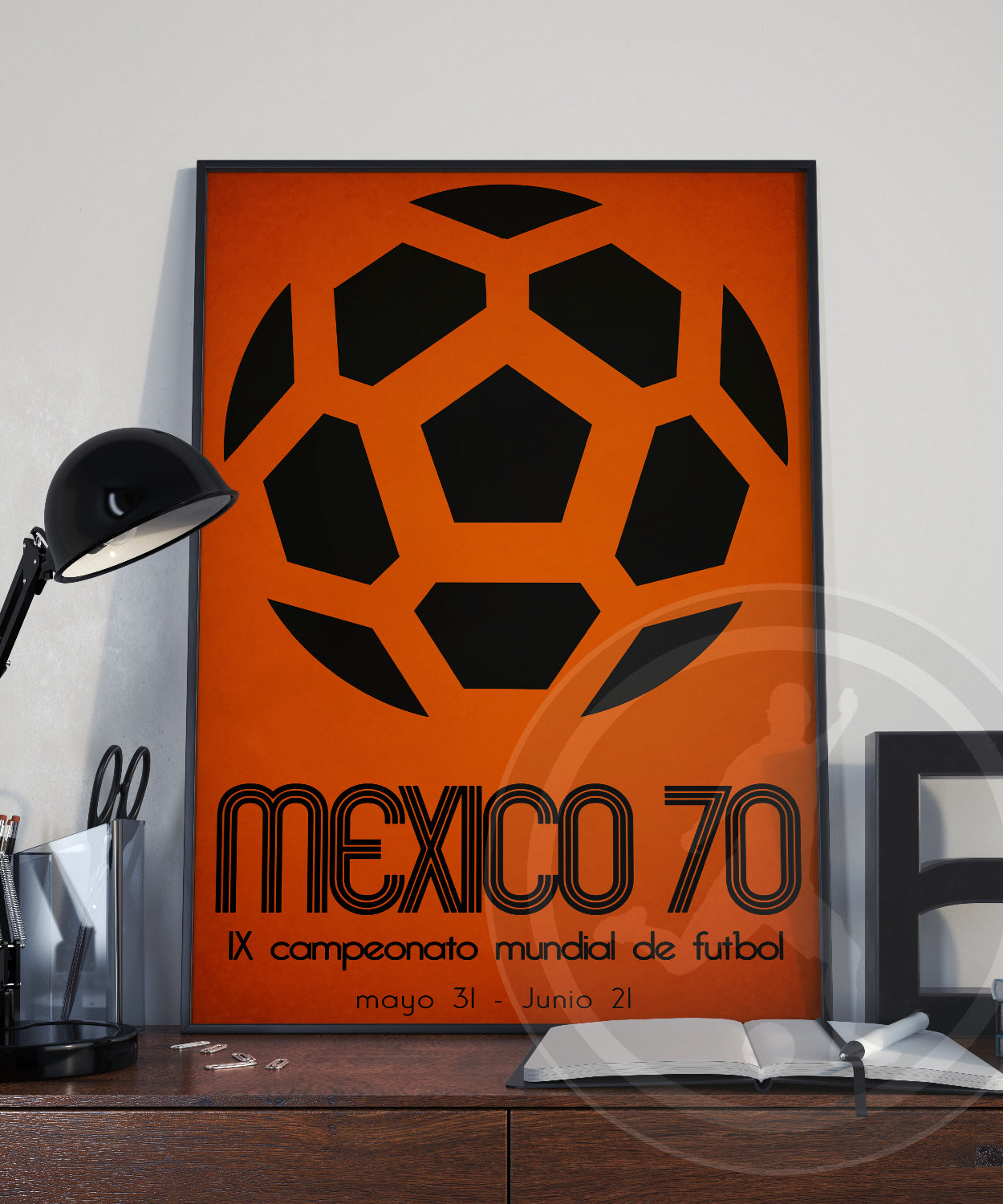 1970 World Cup soccer poster - Mexico 70