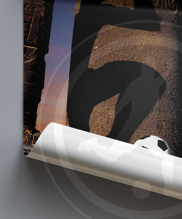 1986 World Cup Mexico soccer poster - Mexico 86