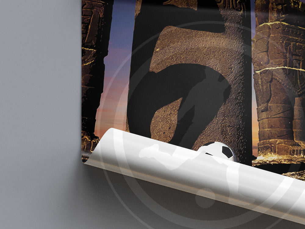 1986 World Cup Mexico soccer poster - Mexico 86