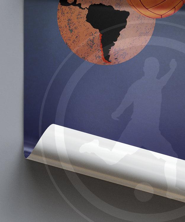 1962 World Cup 1962 soccer poster - Chile