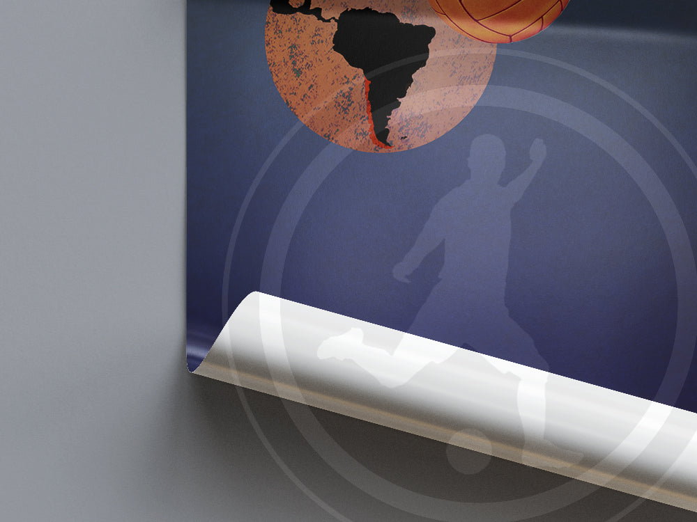 1962 World Cup 1962 soccer poster - Chile