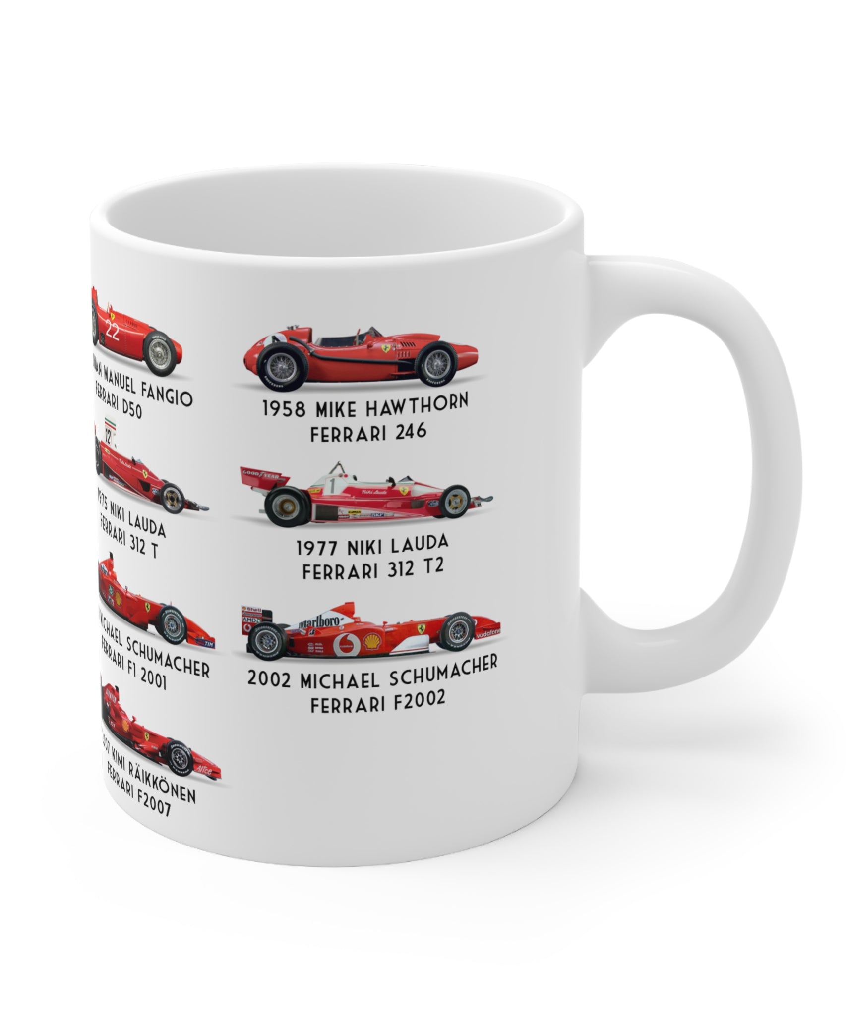 Ferrari F1 Retro Champions Coffee Mug