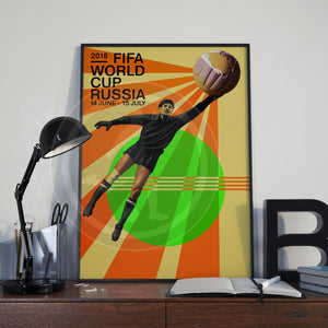 Trilogy of World Cup Soccer Football Posters