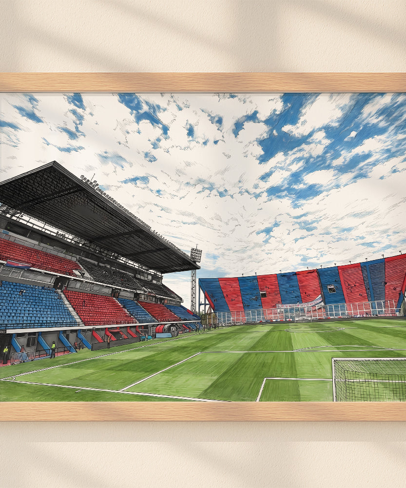 Argentine Football Stadium Isometric Poster Prints