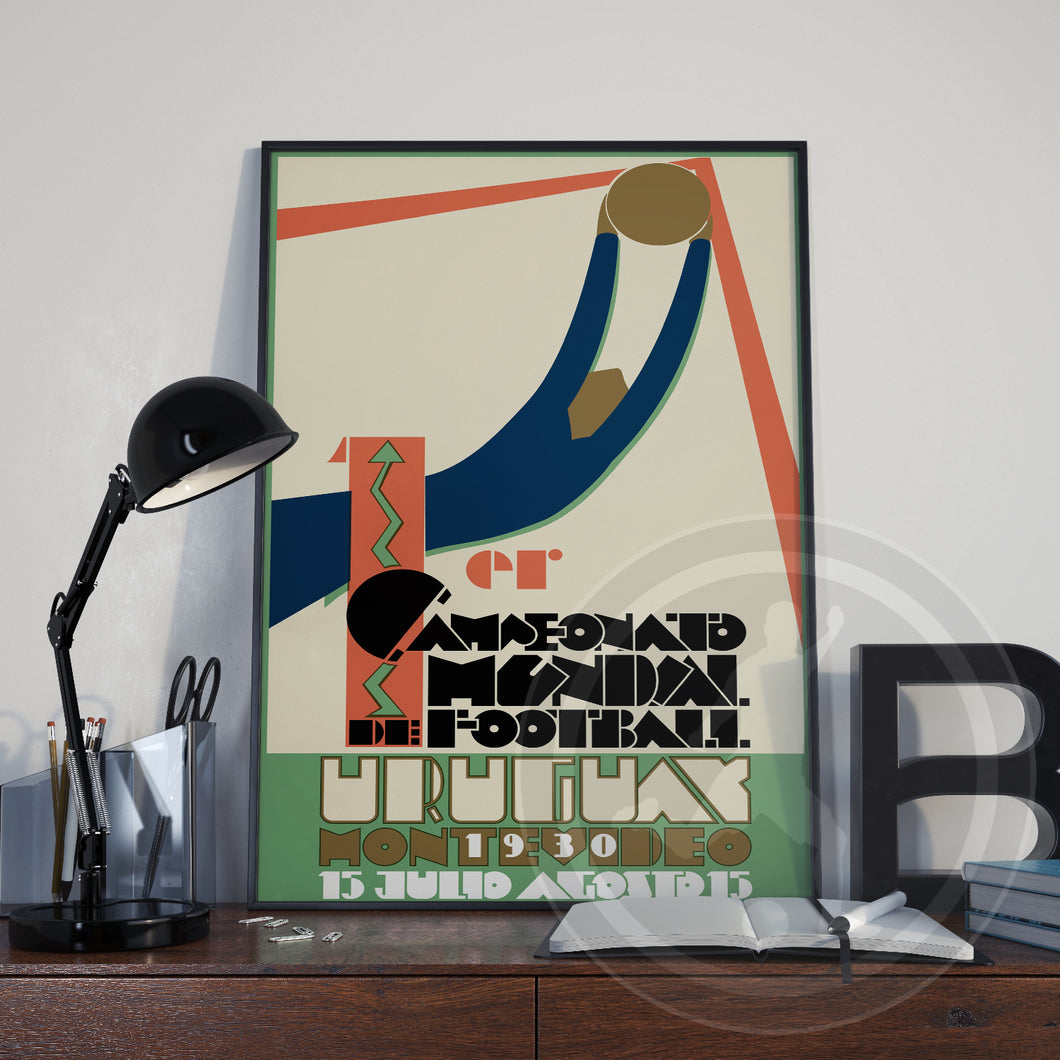 World Cup Uruguay 1930 poster - Uruguay 1930