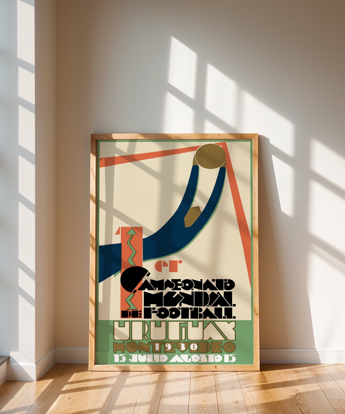 1930 World Cup Uruguay poster print
