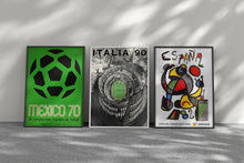 Trilogy of World Cup Soccer Football Posters