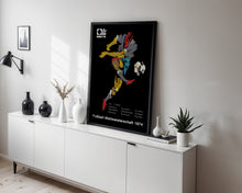 1974 World Cup soccer poster - Deutschland 74
