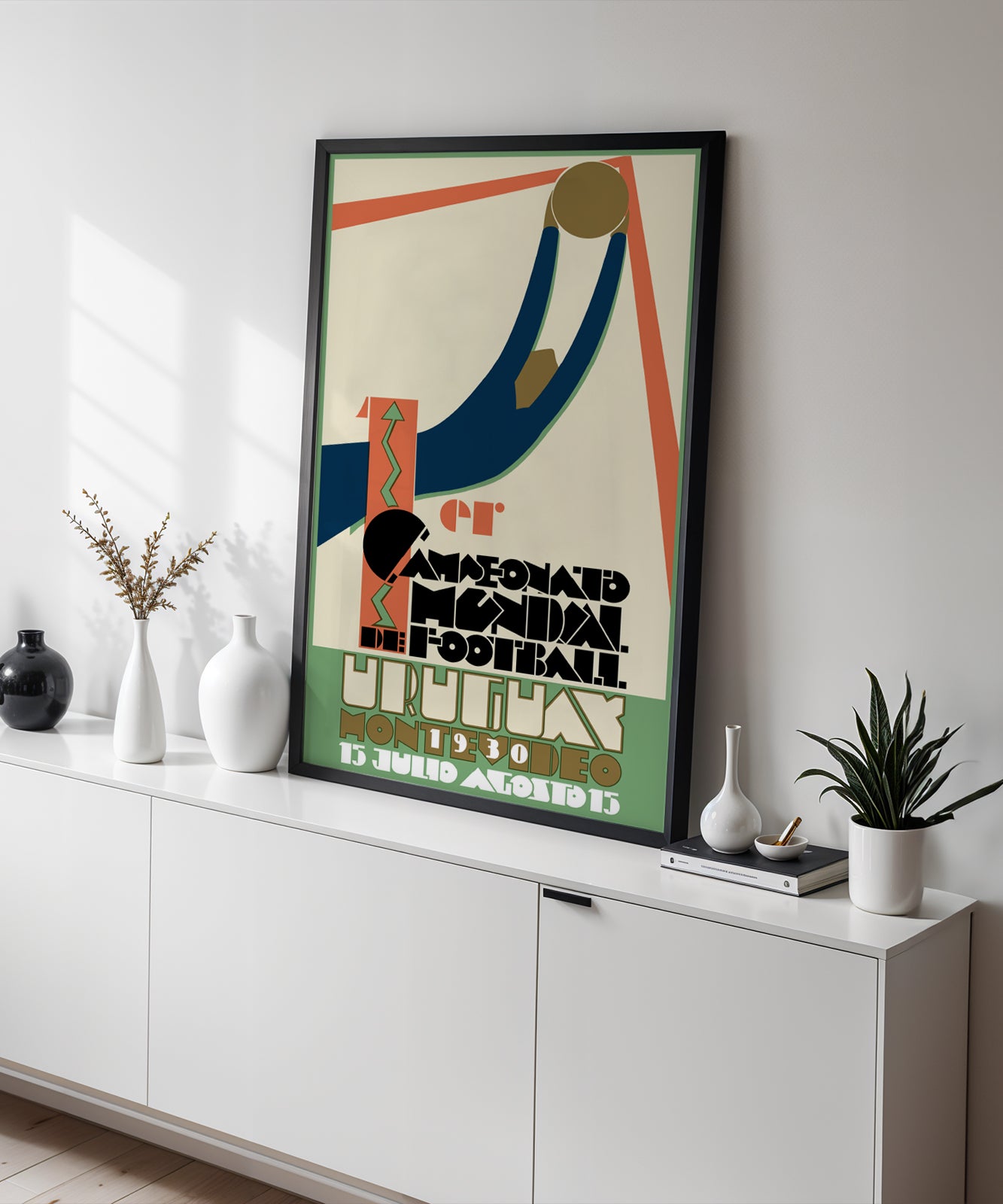 1930 World Cup Uruguay poster print