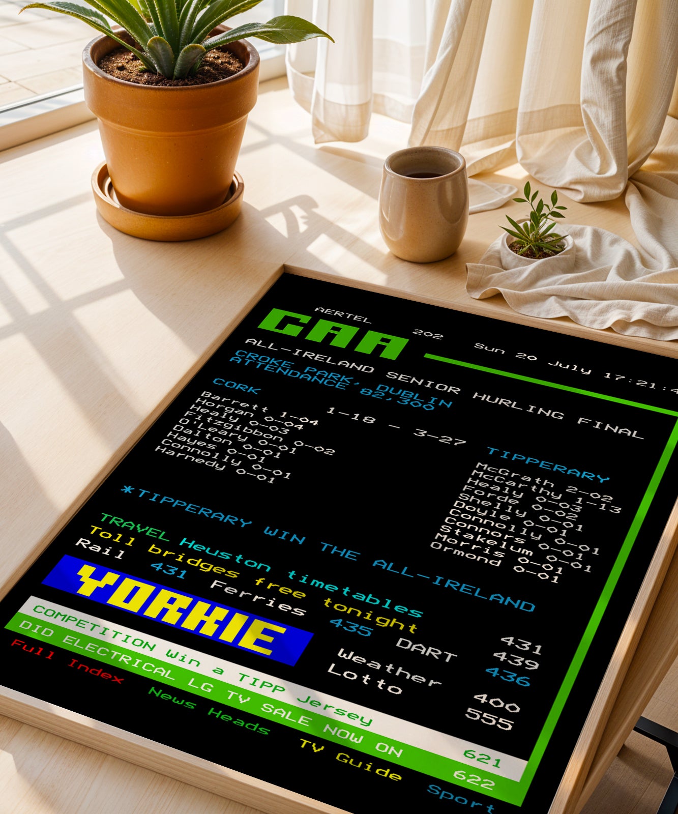 Tipperary 2025 Hurling GAA Aertel Poster