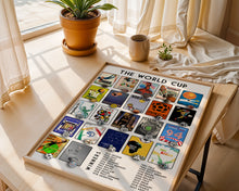 The History of The FIFA World Cup Soccer Poster - 6 Sizes