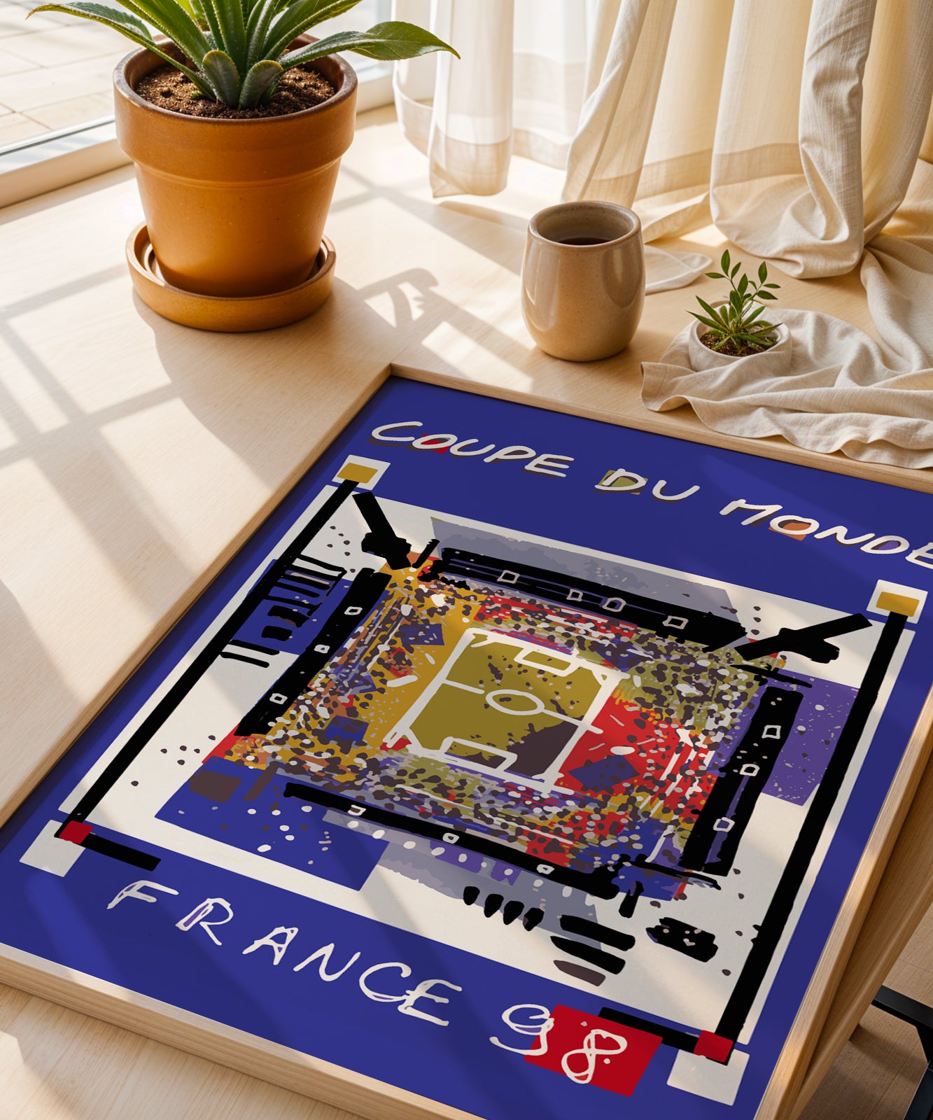 1998 World Cup soccer poster -4 Sizes, France 98