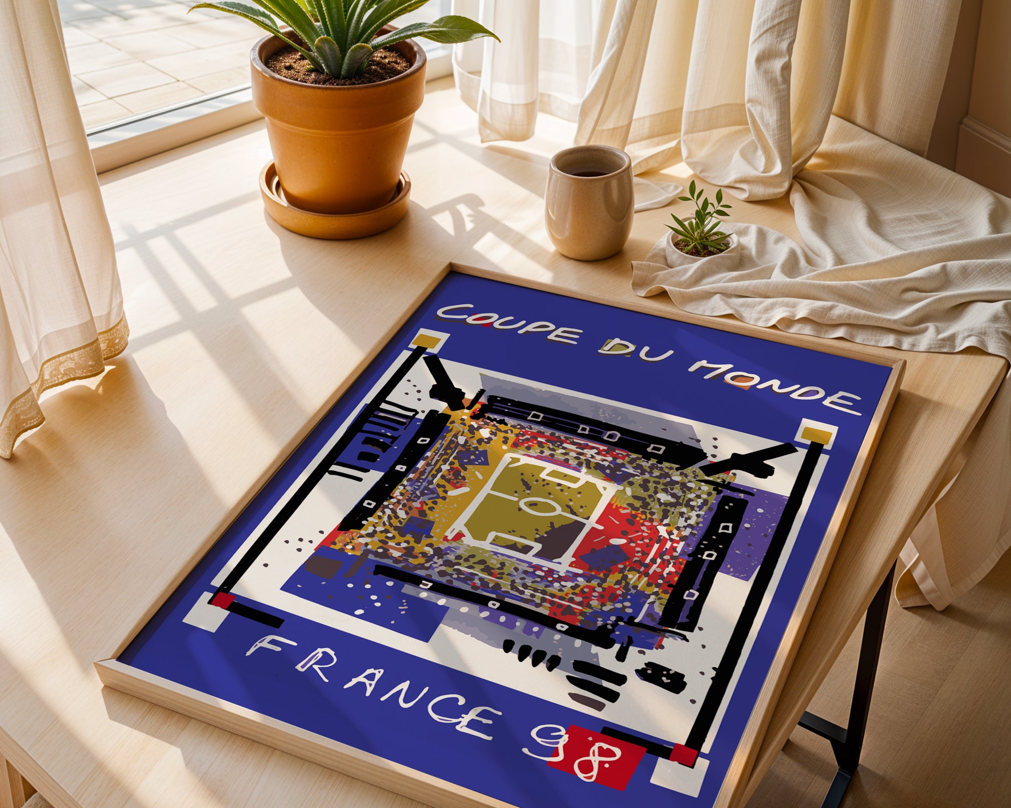 1998 World Cup soccer poster -4 Sizes, France 98