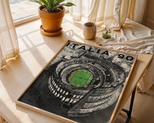 1990 World Cup soccer poster - ITALY 1990 Italia 90