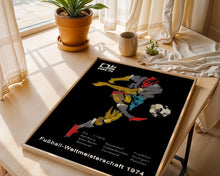 1974 World Cup soccer poster - Deutschland 74