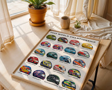 2025 Formula 1 Driver helmet poster print