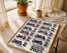 2025 Moto GP Rider helmet poster print