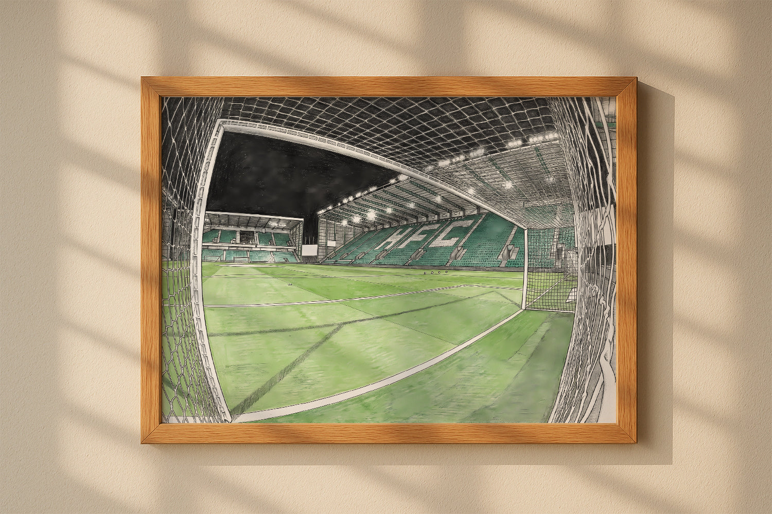 Easter Road Stadium Isometric Poster - Hibs