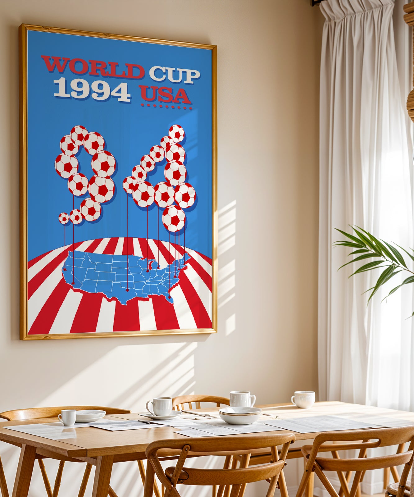 1994 World Cup soccer poster - USA 94