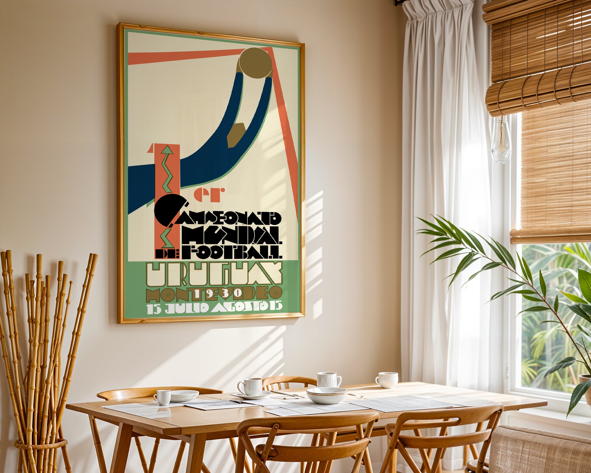 1930 World Cup Uruguay poster print