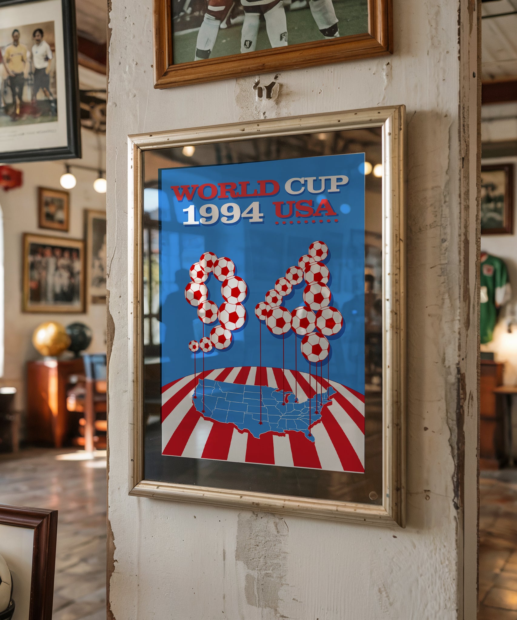 1994 World Cup soccer poster - USA 94