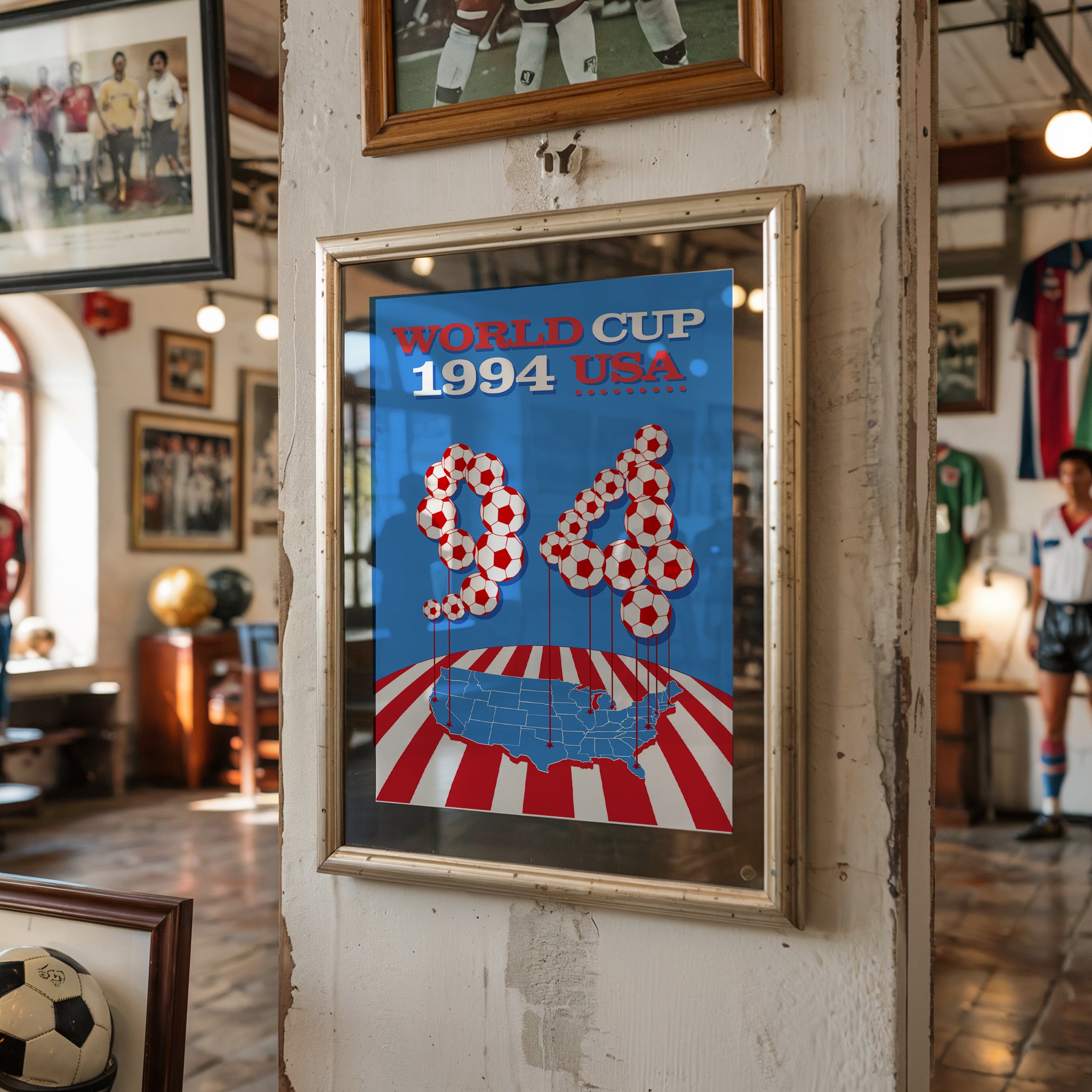 1994 World Cup soccer poster - USA 94