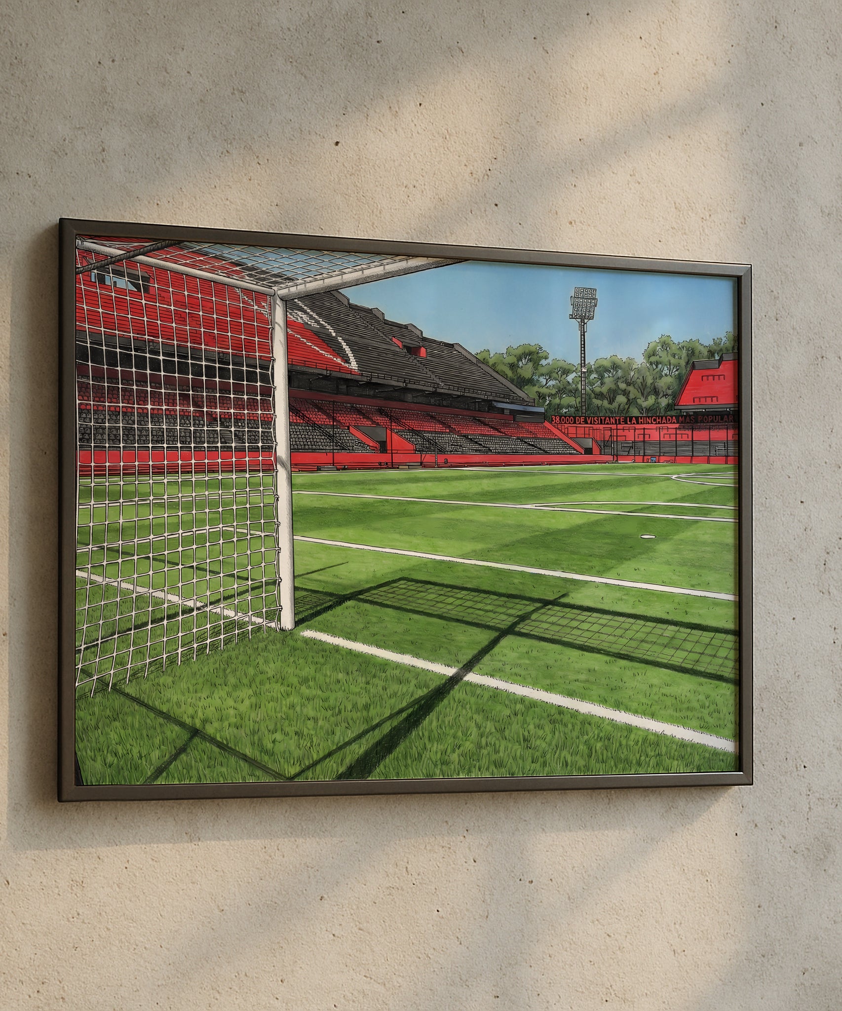 Argentine Football Stadium Isometric Poster Prints