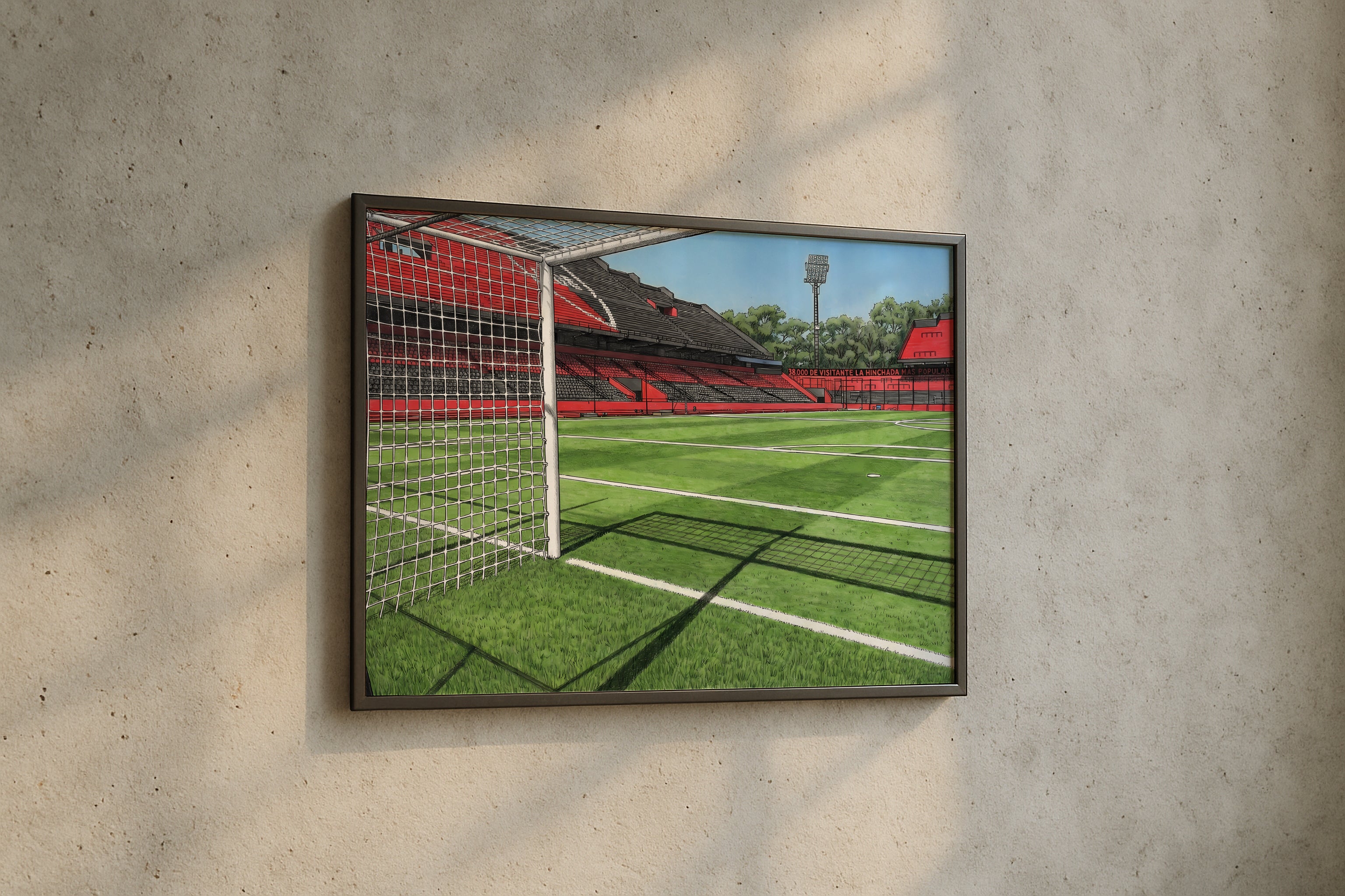 Argentine Football Stadium Isometric Poster Prints