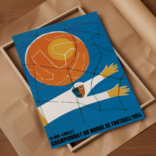 1954 World Cup Switzerland soccer poster - Switzerland 54