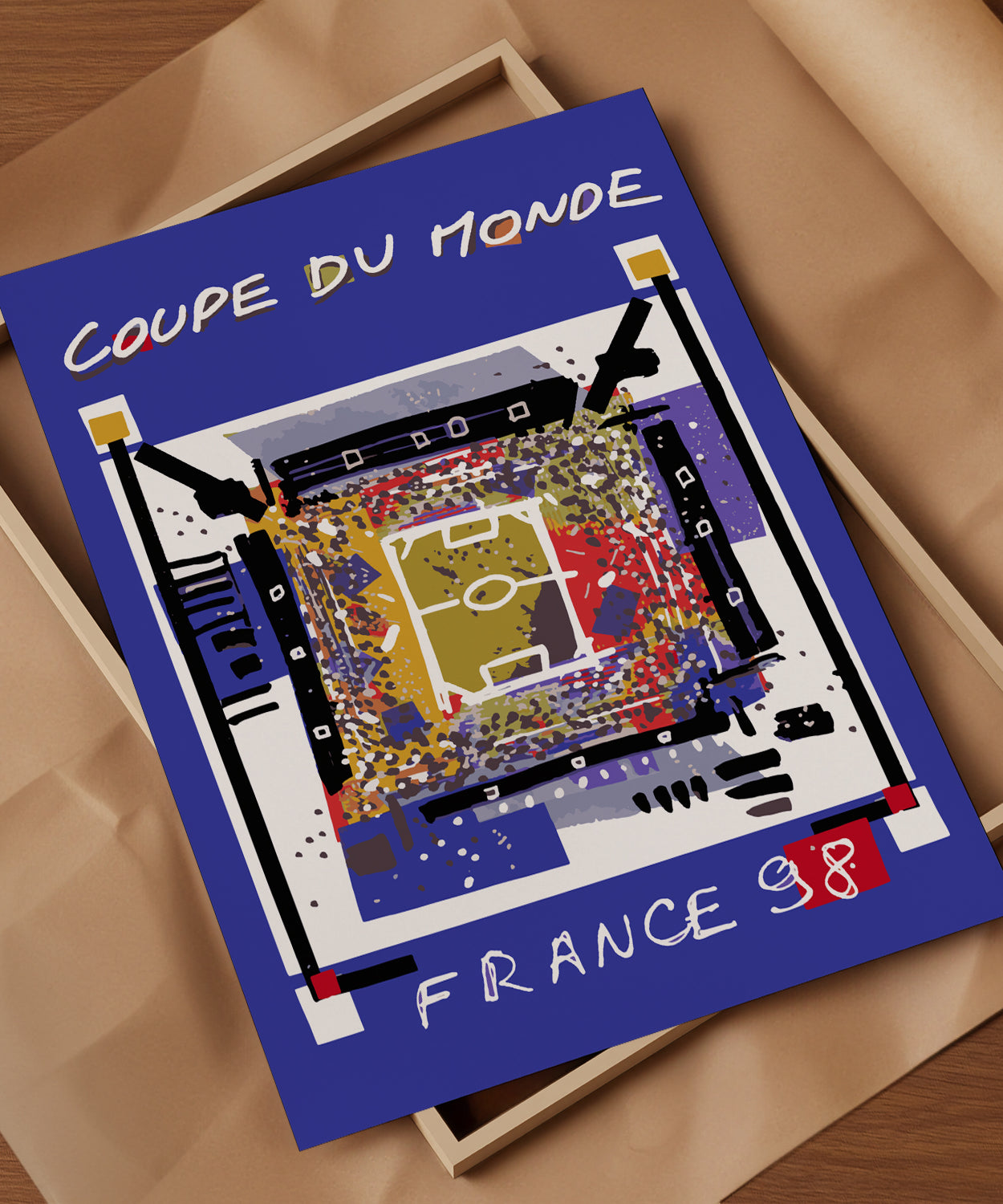 1998 World Cup soccer poster -4 Sizes, France 98