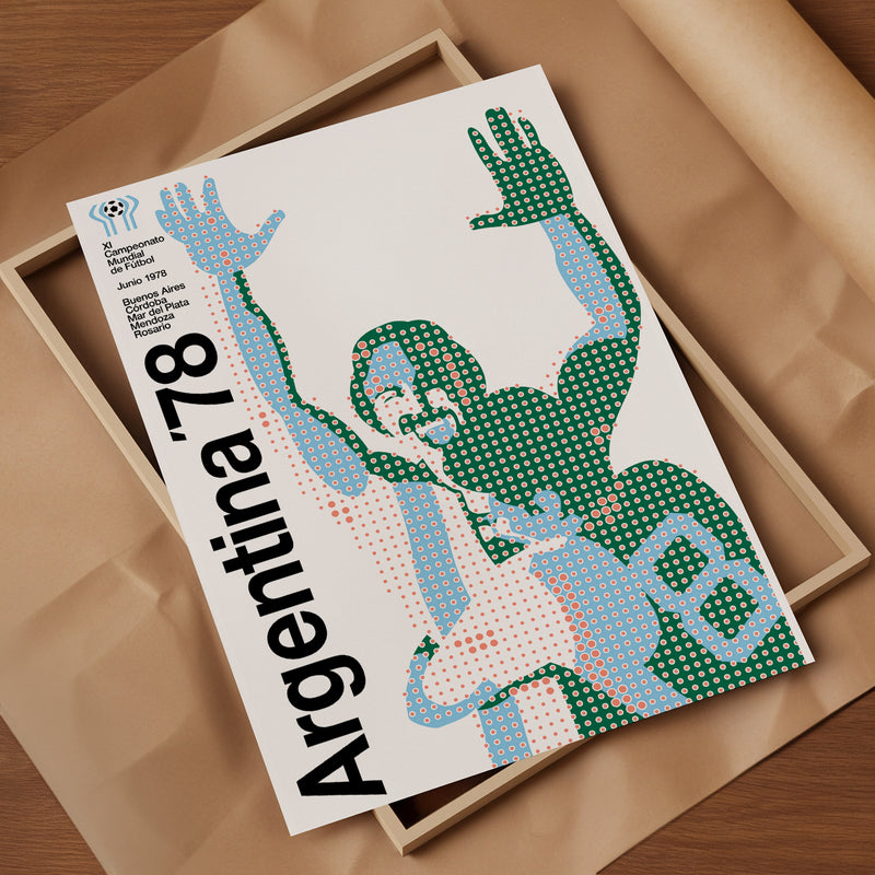 1978 World Cup soccer poster - Argentina 78
