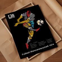 1974 World Cup soccer poster - Deutschland 74