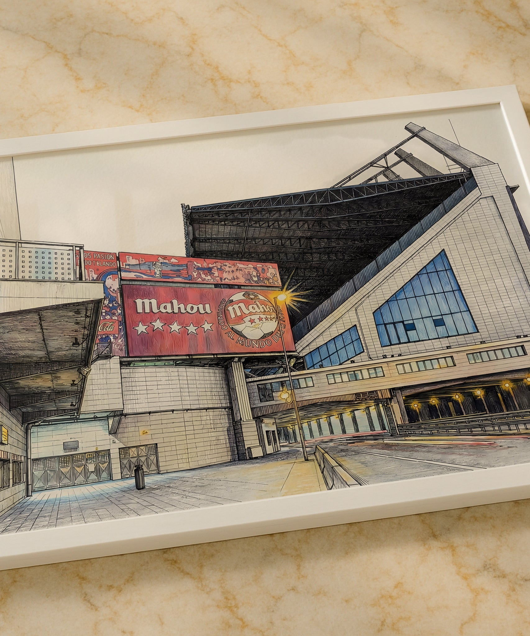 Estadio Vicente Calderon Isometric Poster - Atletico Madrid