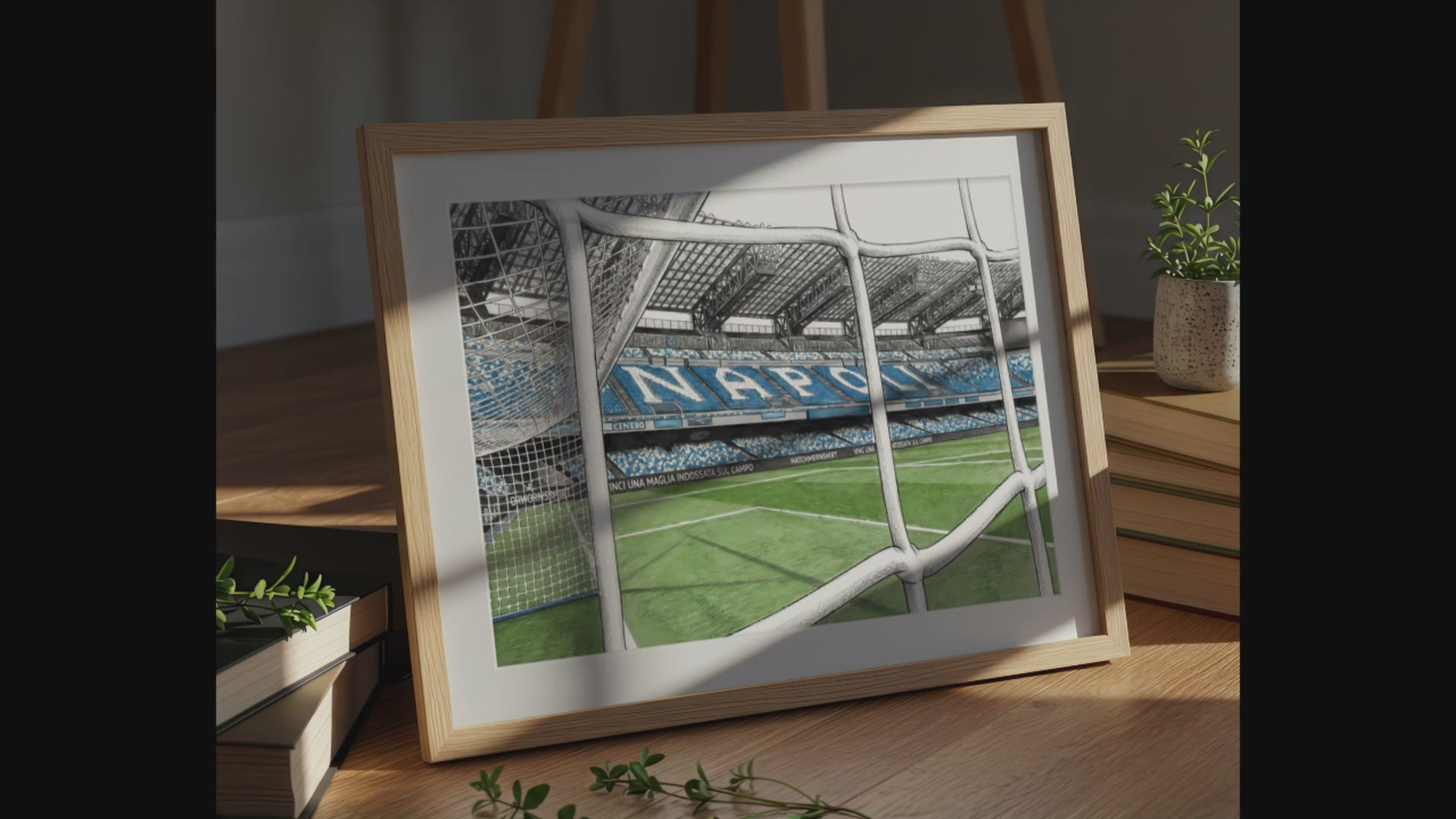 Serie A Football Stadium Isometric Poster Prints