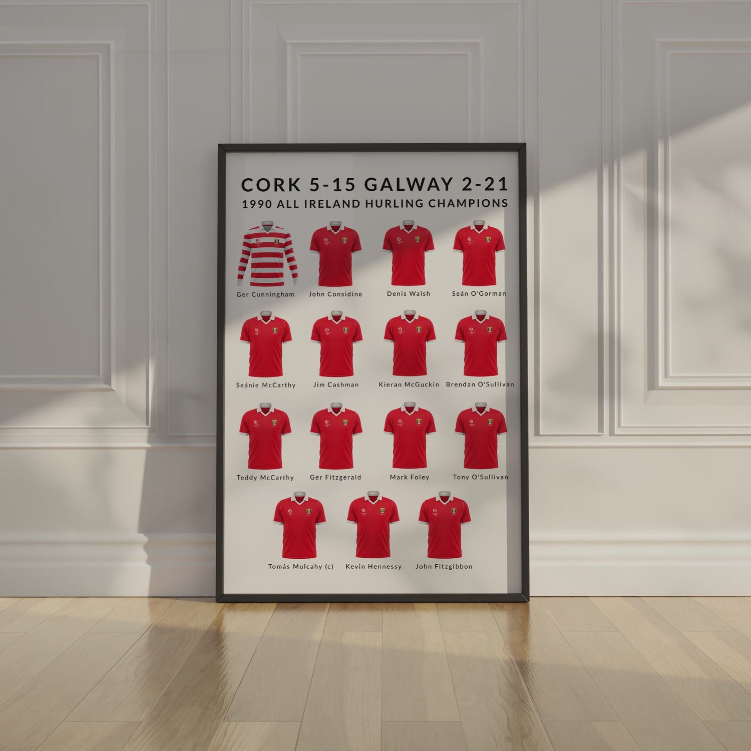 Cork GAA 1990 All Ireland Hurling Champions Poster