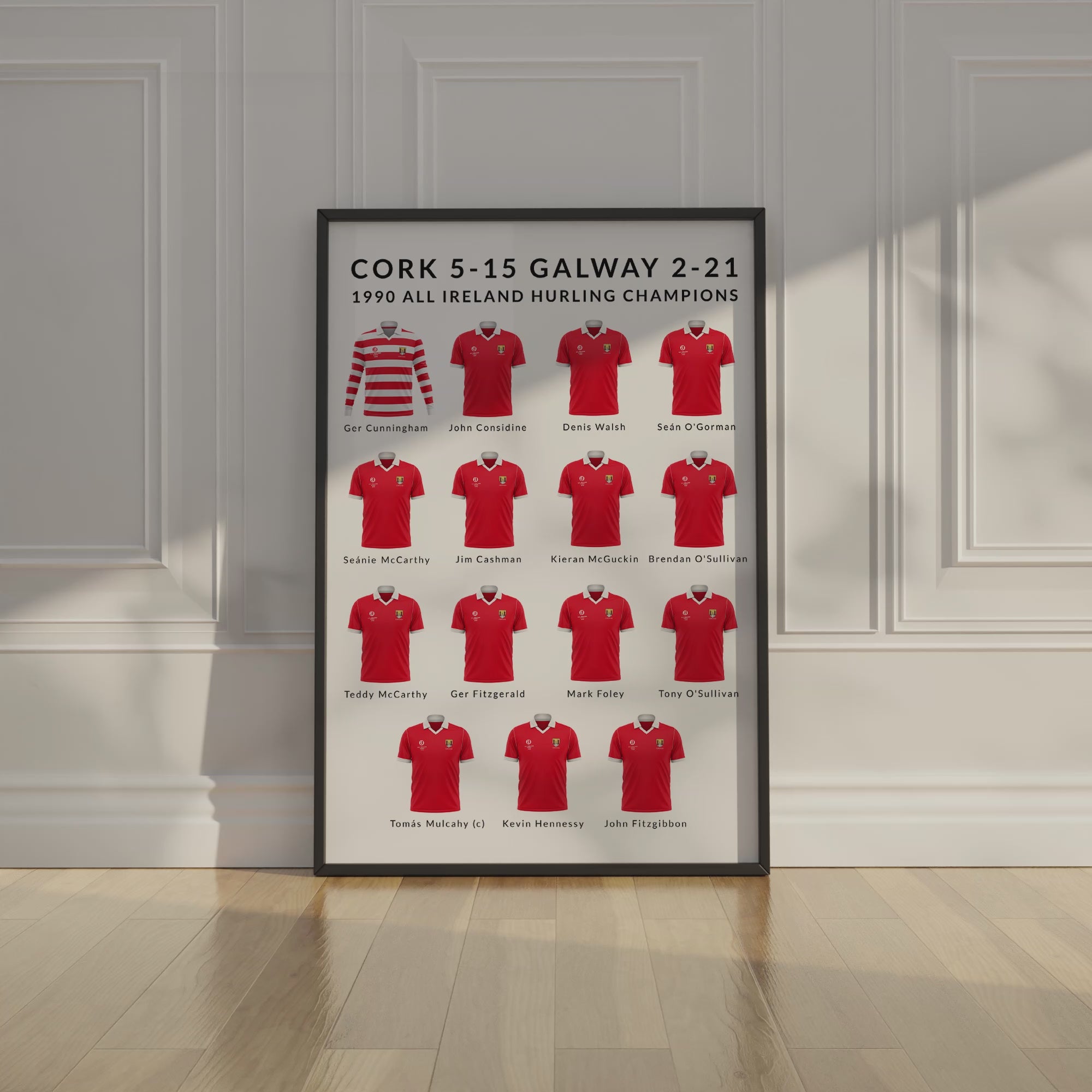 Cork GAA 1990 All Ireland Hurling Champions Poster