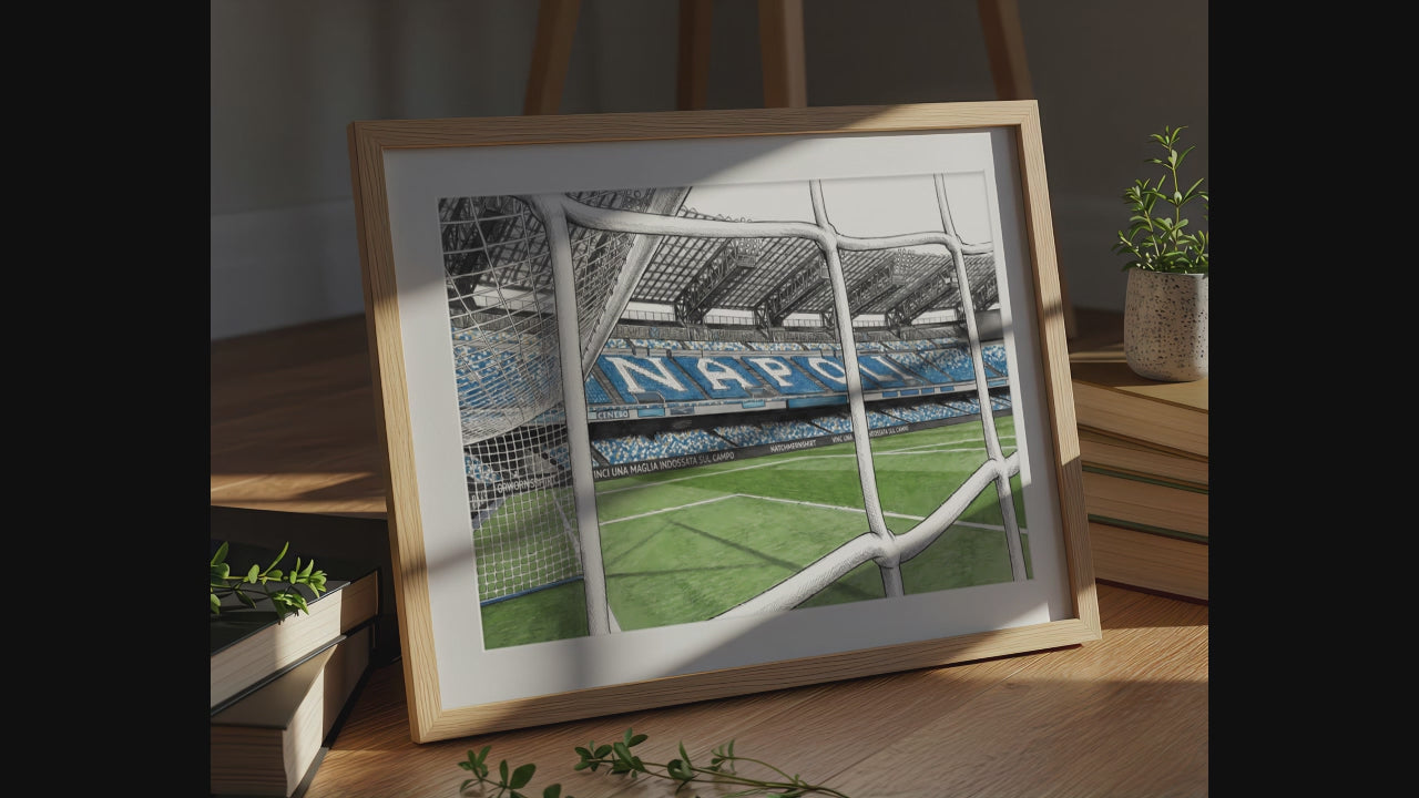 Serie A Football Stadium Isometric Poster Prints