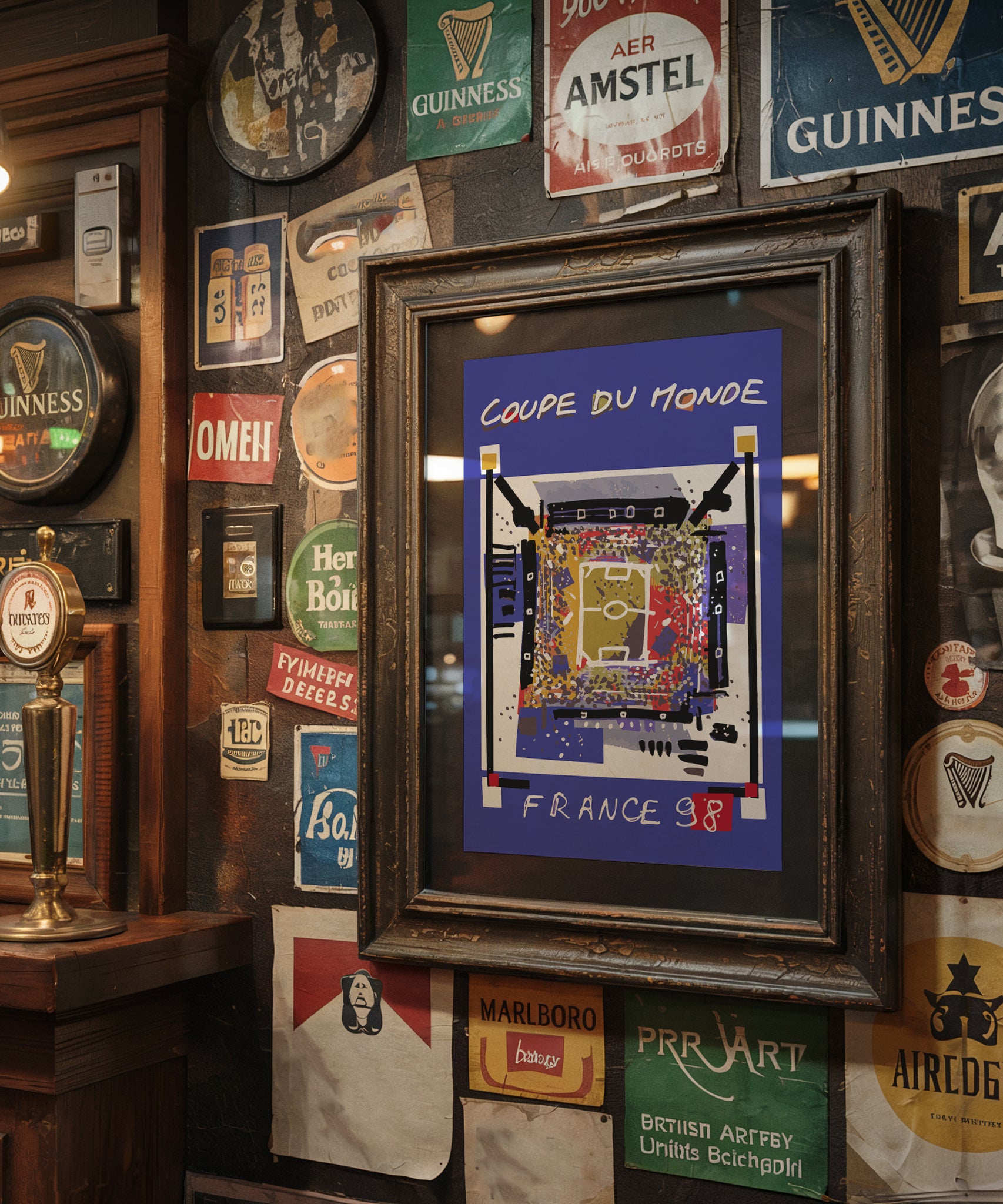 1998 World Cup soccer poster -4 Sizes, France 98