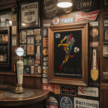 1974 World Cup soccer poster - Deutschland 74