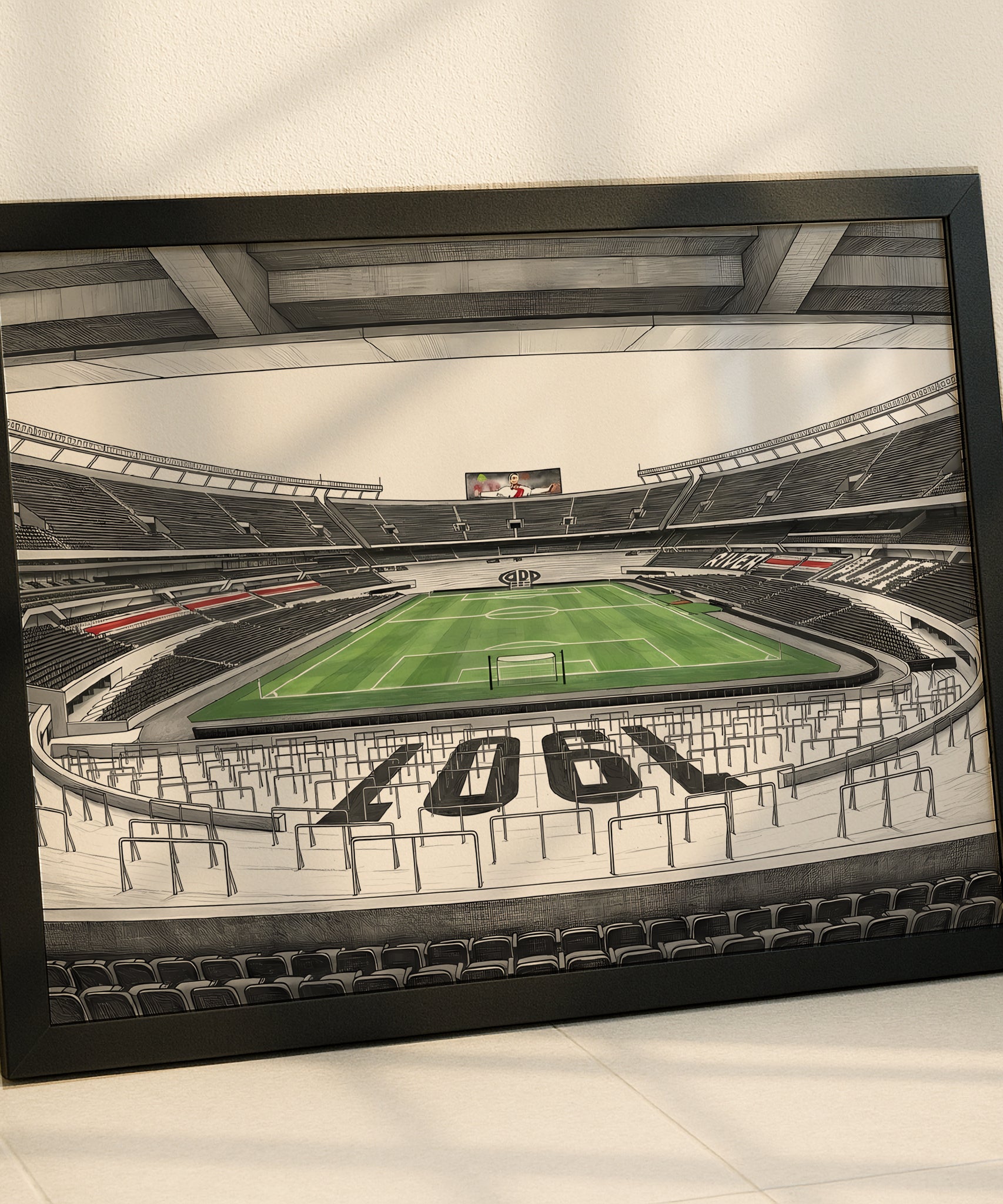 Argentine Football Stadium Isometric Poster Prints