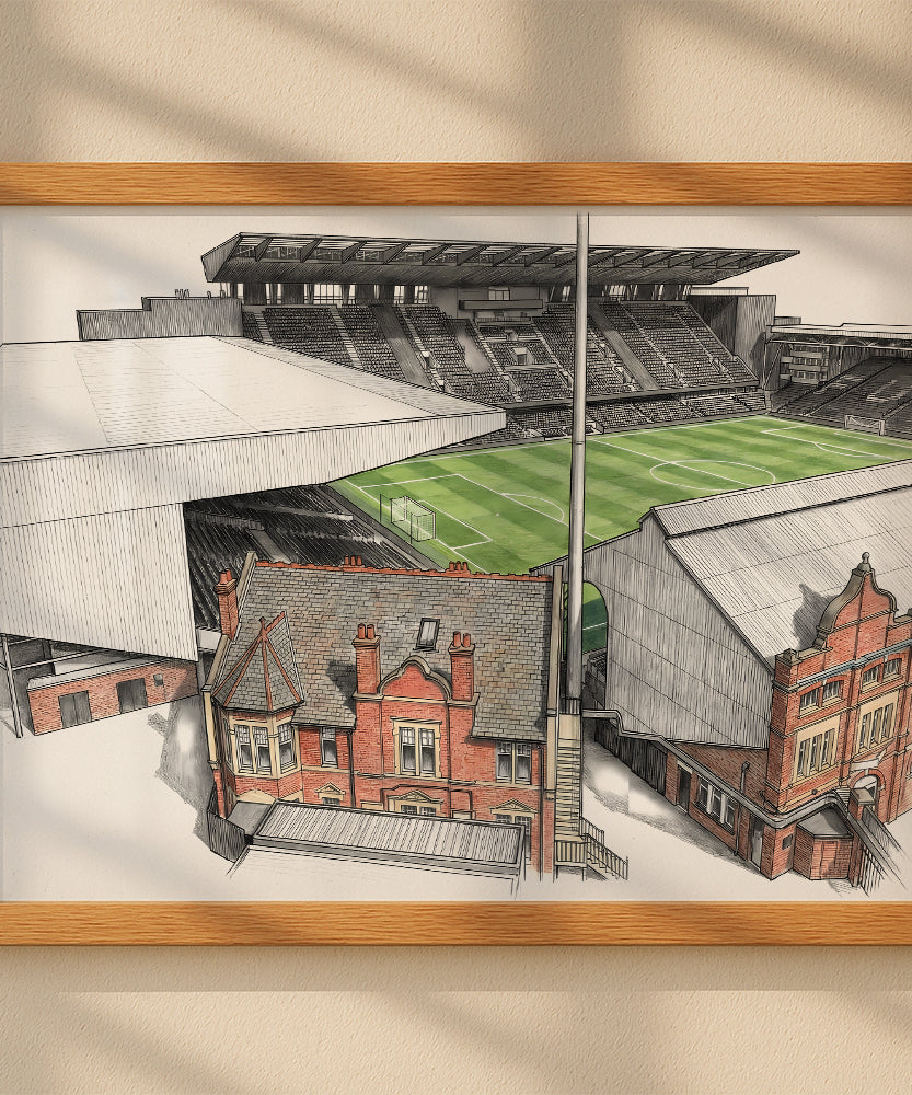 Craven Cottage Isometric Poster - Fulham