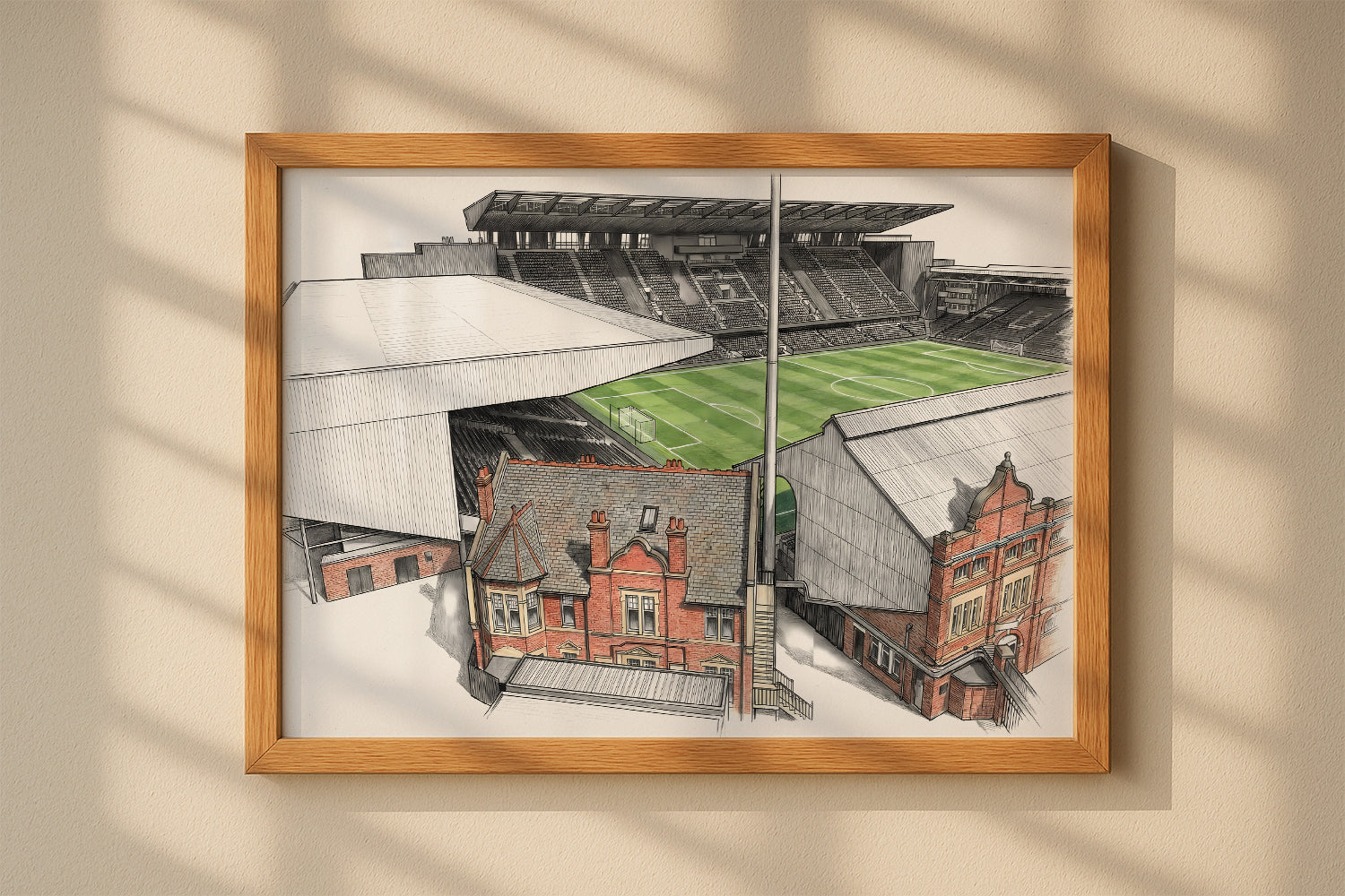 Craven Cottage Isometric Poster - Fulham