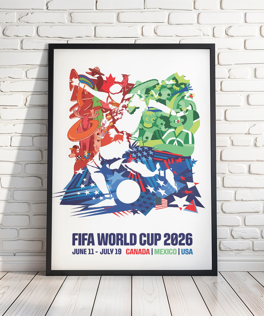 World Cup soccer poster prints